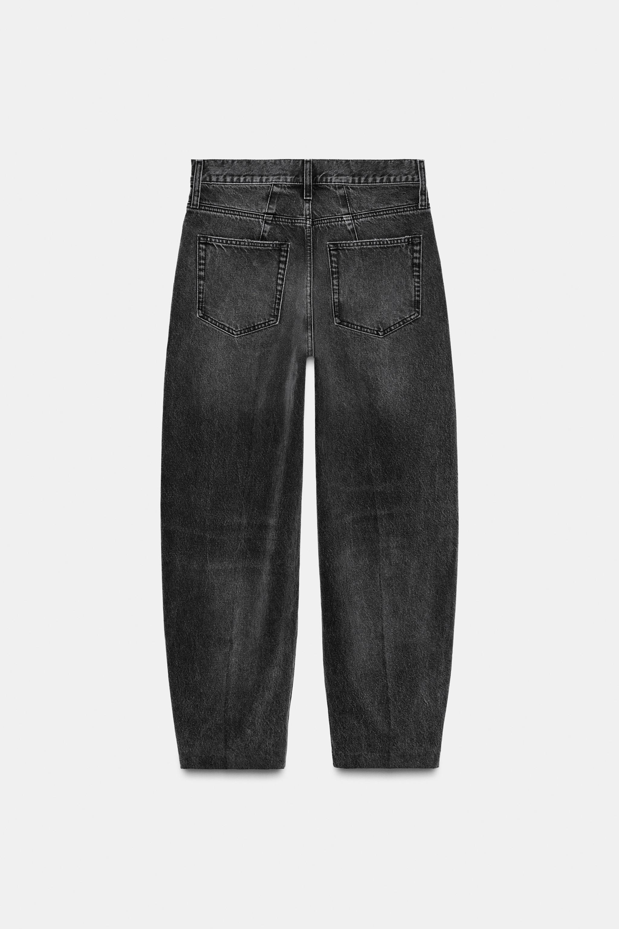 ZW COLLECTION BARREL HIGH-WAIST JEANS